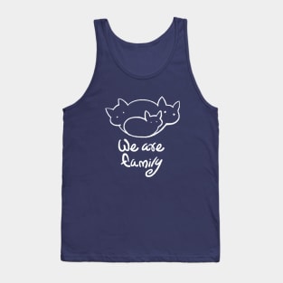 We are family cat Tank Top